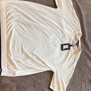 Tommy Hilfiger Short Sleeve Crewneck Tee in Off-White